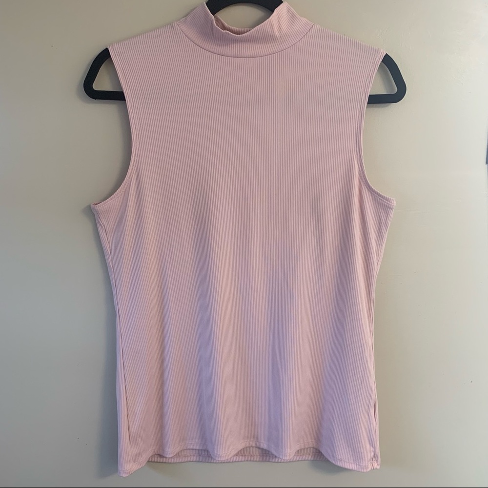 Juniors’ Sleeveless Mock Neck Top by No Boundaries